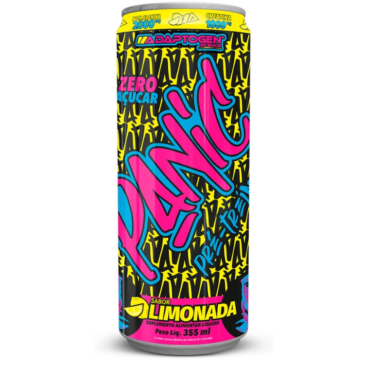Energético Panic Pré Treino Lata 335ml Adaptogen