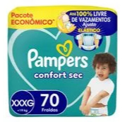 Fraldas Pampers Confort Sec XXXG 70 unidades