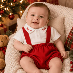 Roupa de Natal bebê meu primeiro Natal