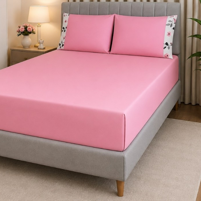 Jogo de Lençol Estampado 400 Fios Micropercal com Elástico SOLTEIRO CASAL QUEEN BOUTI GARDEN 3 Peças