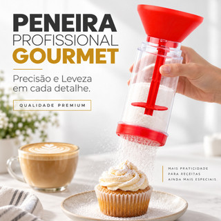 Tapioqueira Inteligente Peneirador De Goma 2 Em 1 Porta Tapioca Cozinha Organizada Sem Bagunça Reforçada