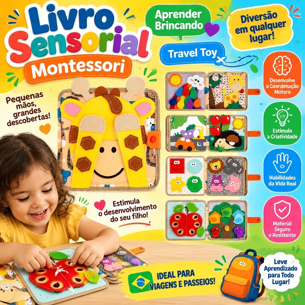 Placa De Aprendizagem De Feltro Para Crianças Habilidades De Vida Brinquedo Educativo  Montessori