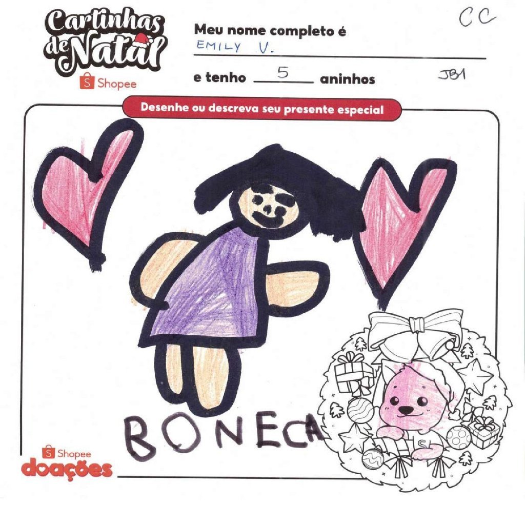 Boneca (5 a 10 Anos) - Cartinhas de Natal [1]