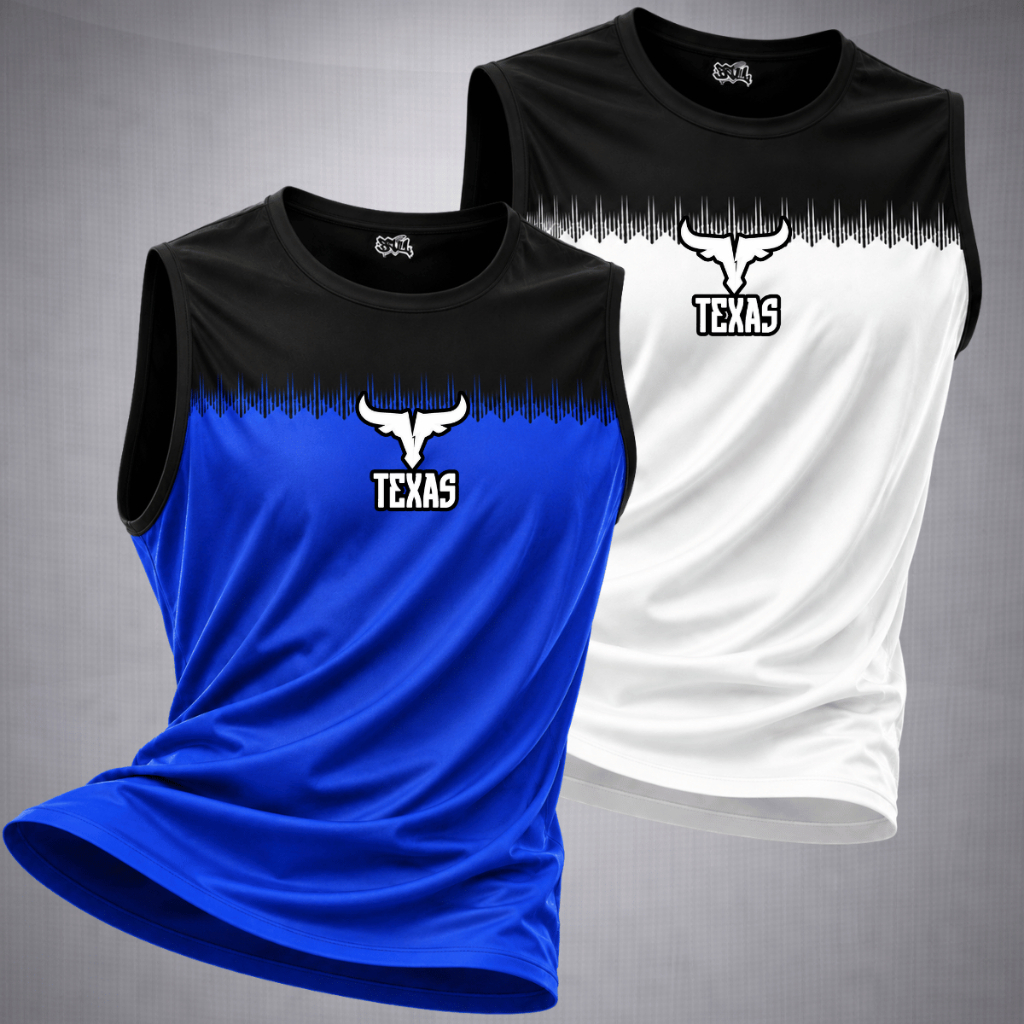 Kit 2 Regatas Dry Fit Masculina Academia Treino Fitness Musculação Corrida Esportiva Oferta