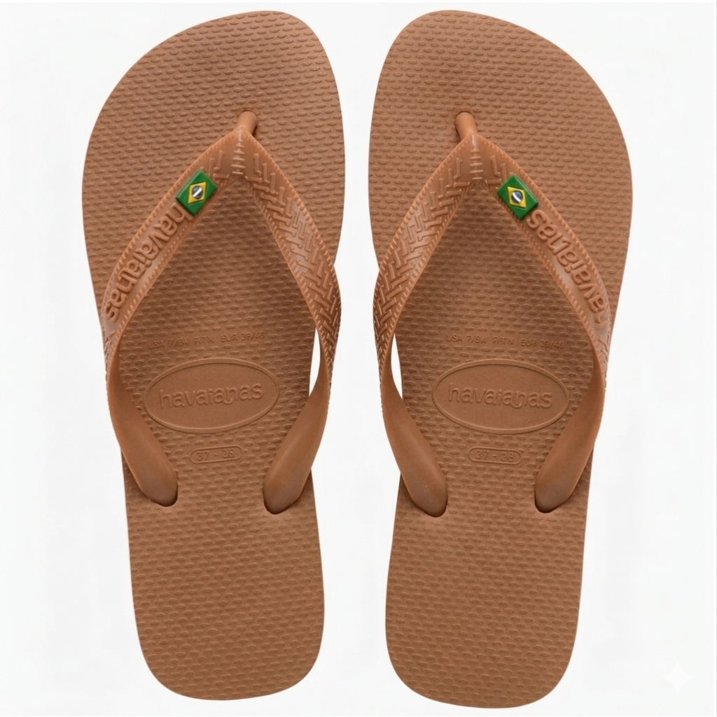 Chinelo Havaianas Brasil Unissex Original Bandeirinha Casual Verão Praia Leve Macio