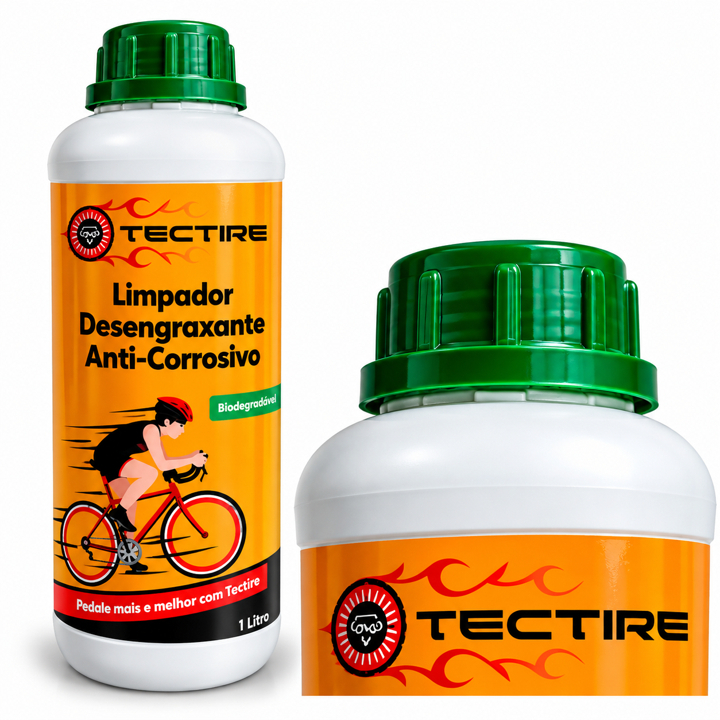 Limpador Desengraxante para Bicicleta Tectire 1 Litro Biodegradável Anticorrosivo Bike