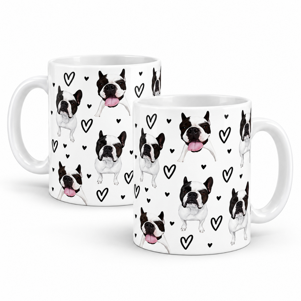 Caneca Porcelana Personalizada com a Foto do Seu Pet