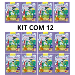 Kit com 12 Minilivros | Histórias da Bíblia | Ensinamentos de Jesus