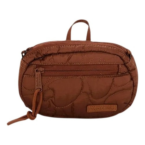 Bolsa Transversal Chuchu Puffer Marrom Farm - 78328325b