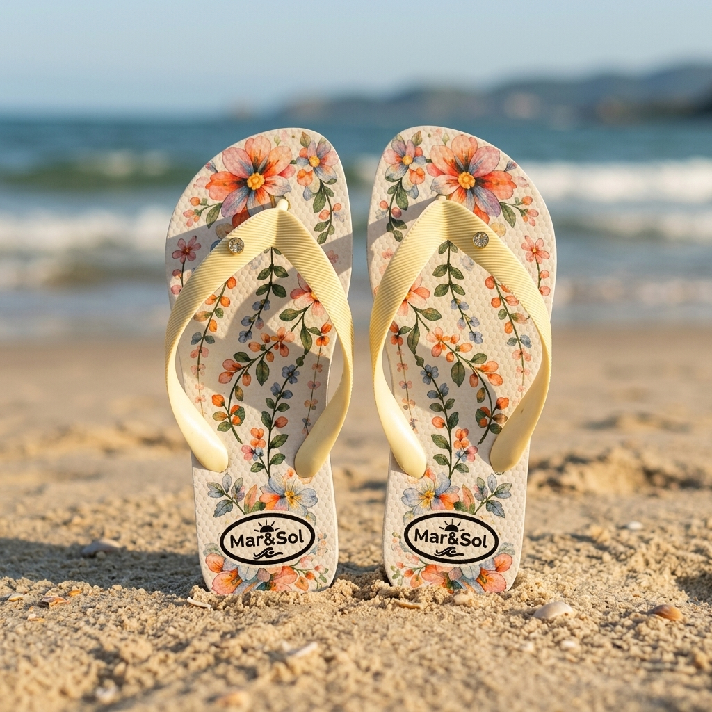 Chinelo Feminino de Dedo Estampado Macio Confortável Antiderrapante Leve Verão Praia Piscina Casa Envio 24h