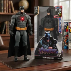 Boneco Batman Hulk Venom Visão Os Vingadores Avengers Grande 30 Cm Articulado Com Luz E Som De Batalhas De Lutas Heroes