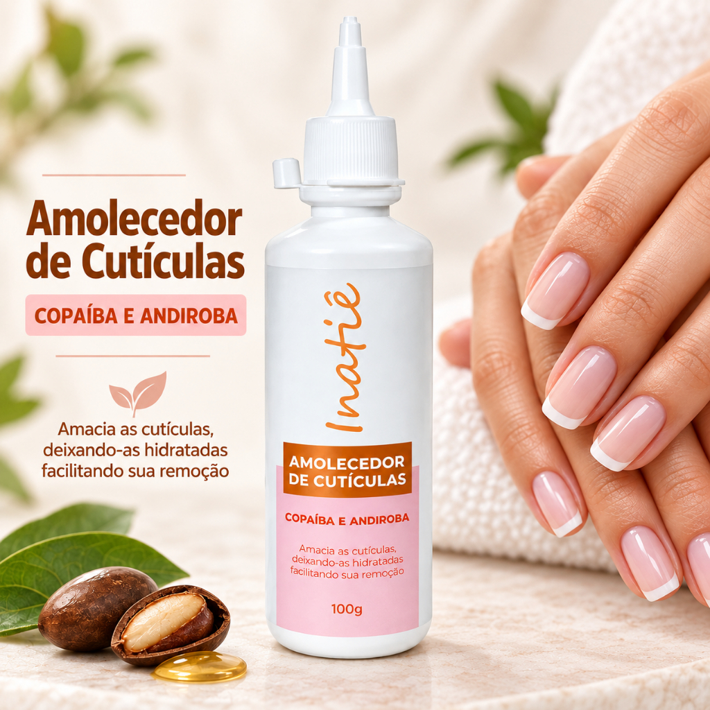 Amolecedor Amaciante De Cutículas Removedor Hidratante Rápido Facilita Manicure 100g Inatiê