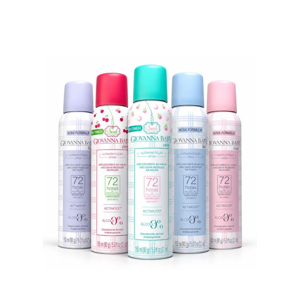 Desodorante Aerossol Giovanna Baby 72hs 150ml — imagem 2 de 2