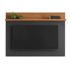 Painel Para TV Smart até 50 Polegadas NT 1185 Notável Preto/ Freijó Trend 1,35m