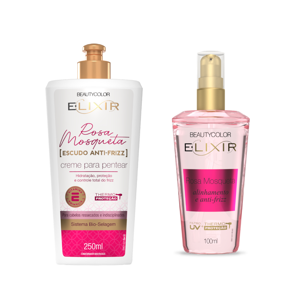 Imagem Kit Creme para Pentear + E.lixir Rosa Mosqueta 100ml