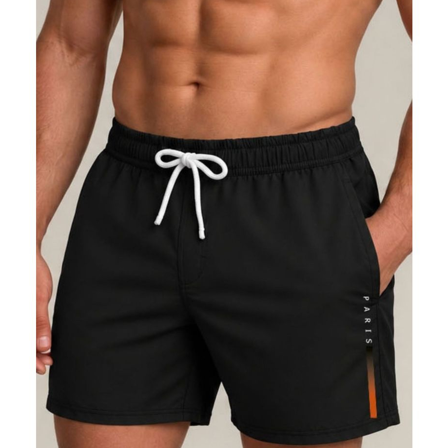 Shorts Tactel Masculino Paris Elastano Bermuda Mauricinho Leve Confortável Academia Praia Oferta