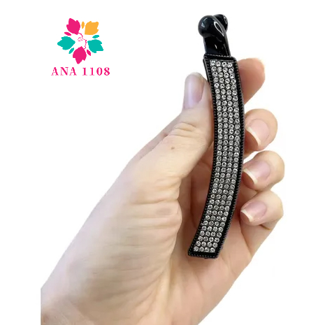 ANA1108 KIT Presilha Clip Banana Com Strass Ornamento Para Cabelo · foto 2