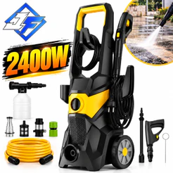 Lavadora Alta Pressão 2400W 220V - Motor 7640 para Limpeza Rápida de Carro, Calçada e Piso