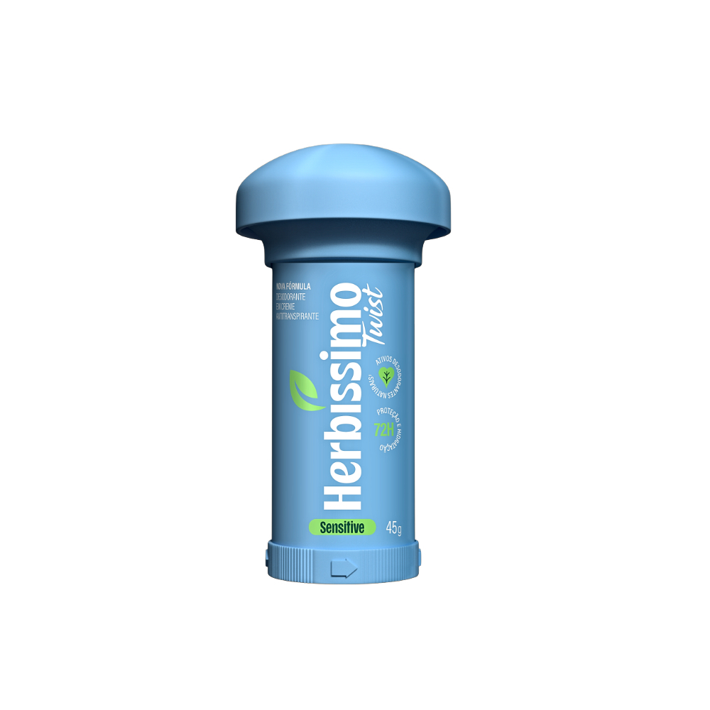 Desodorante Twist Antitranspirante Sensitive Herbissimo 45G