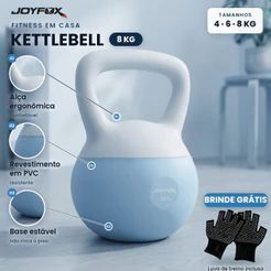 Kettlebell Soft 4/6/8kg 4 em 1 Modelagem Corporal Força Cardio Yoga Profissional Treino Funcional JOYFOX