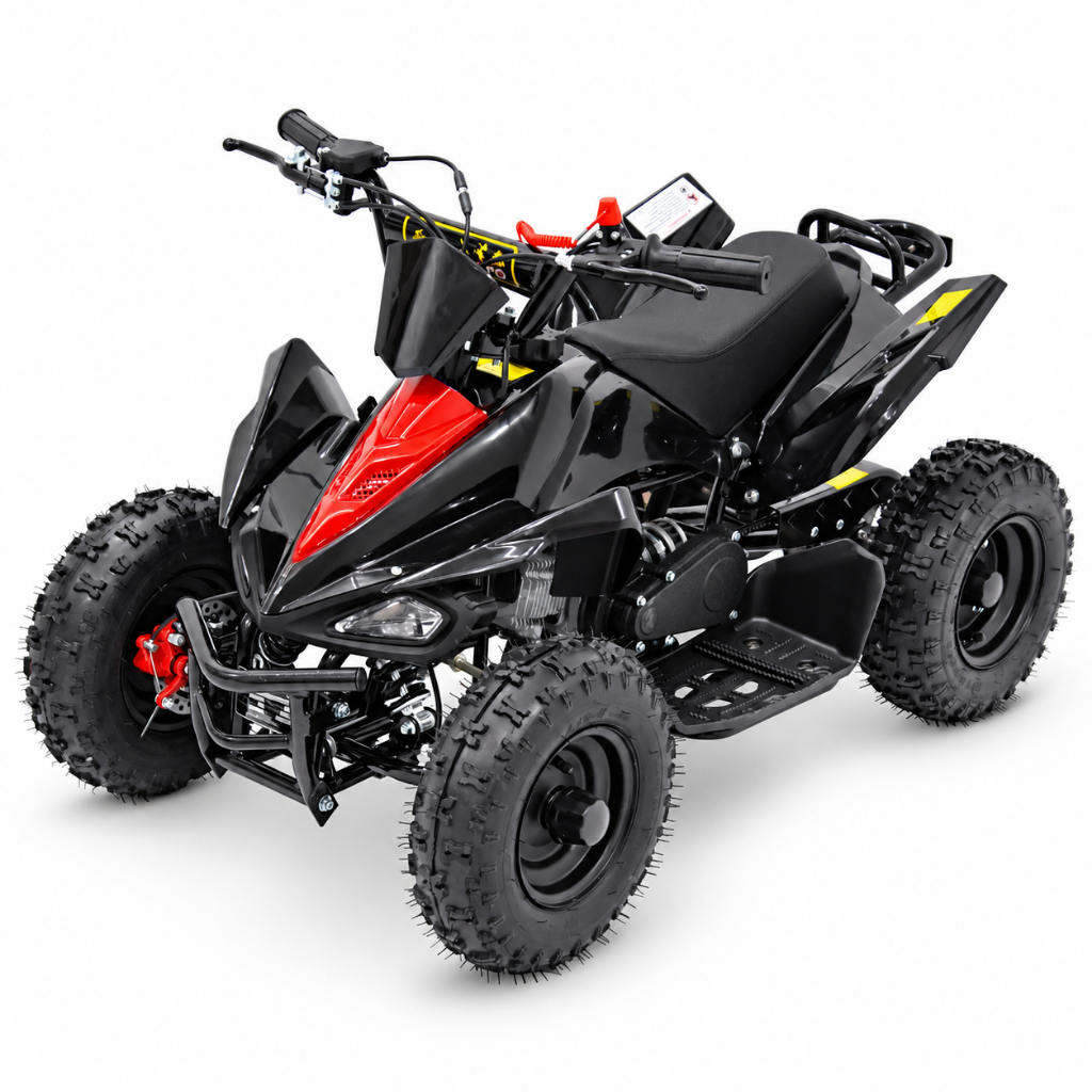 Mini Quadriciclo Gasolina ATV 2020 49cc 2 Tempos Freio a Disco TATV4920 - PretoVermelho