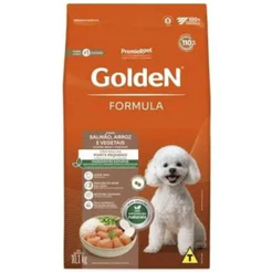 Ração Premier Golden Fórmula Mini Bits para Cães Adultos Salmão e Arroz 10,1kg