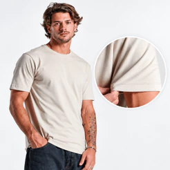 Camiseta Masculina Casual 100% Algodão Penteado Fio 26.1 210g – BRUNX