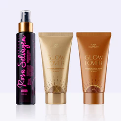 Brilho Selvagem - 1 Óleo + Glow Lover Bronze e Ouro