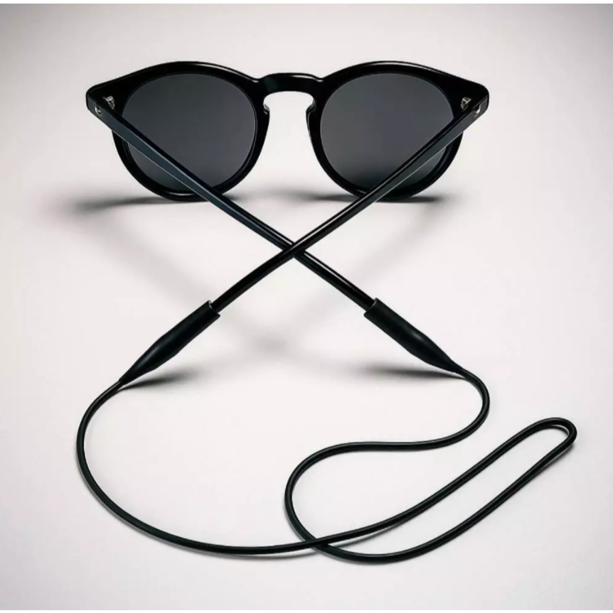 Cordao de Silicone para Oculos Adulto-Conforto /Seguranca/Ajustavel/Estiloso/Esportes Nova