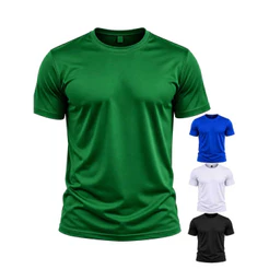 Camiseta Masculina Malha Fria Manga Curta Conforto Verão Trabalho Casual