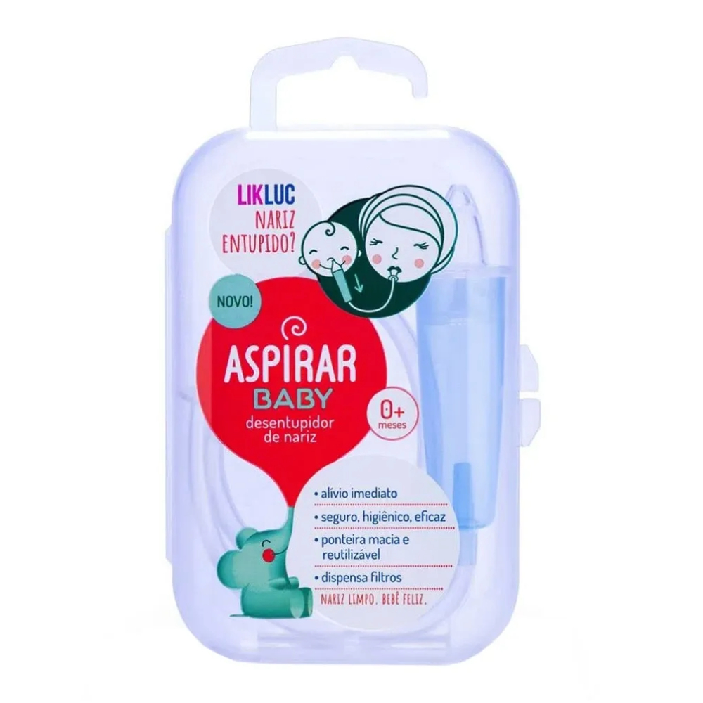 AspirarBaby com estojo LikLuc em Oferta na Shopee