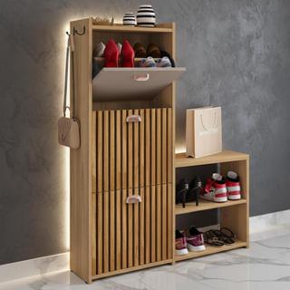 SAPATEIRA DAKOTA COM BANCO – ORGANIZAÇÃO, PRATICIDADE E ELEGÂNCIA PARA SUA ENTRADA em Oferta na Shopee