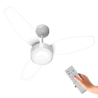 Ventilador De teto Com Luz Controle Remoto Bivolt LED 110V-220V Ciclo Ventisol em Oferta na Shopee