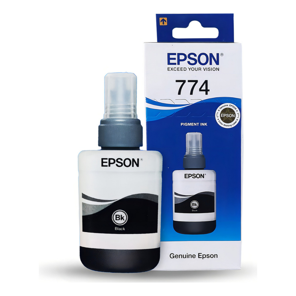 Tinta Epson Black 140ML Para L606 L656 L1455 T774 Original