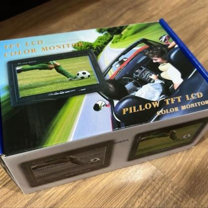 Monitor Lcd 7 Polegadas Tft Color Pillow automóvel encosto de cabeça Produto usado em bom estado