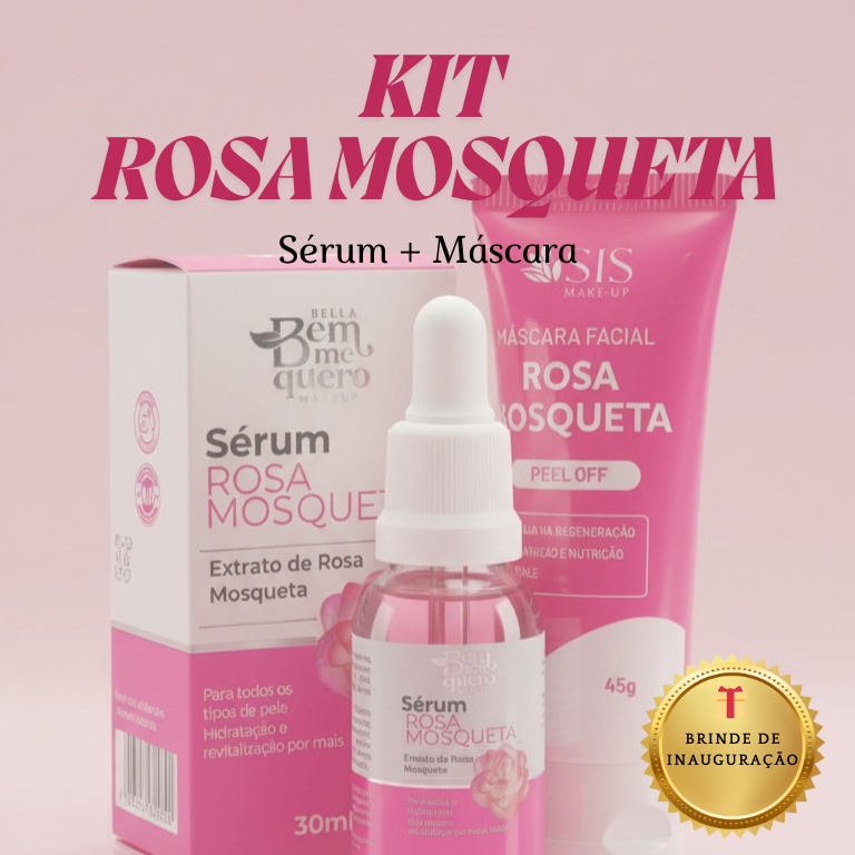Kit limpeza de pele completa rosa mosqueta