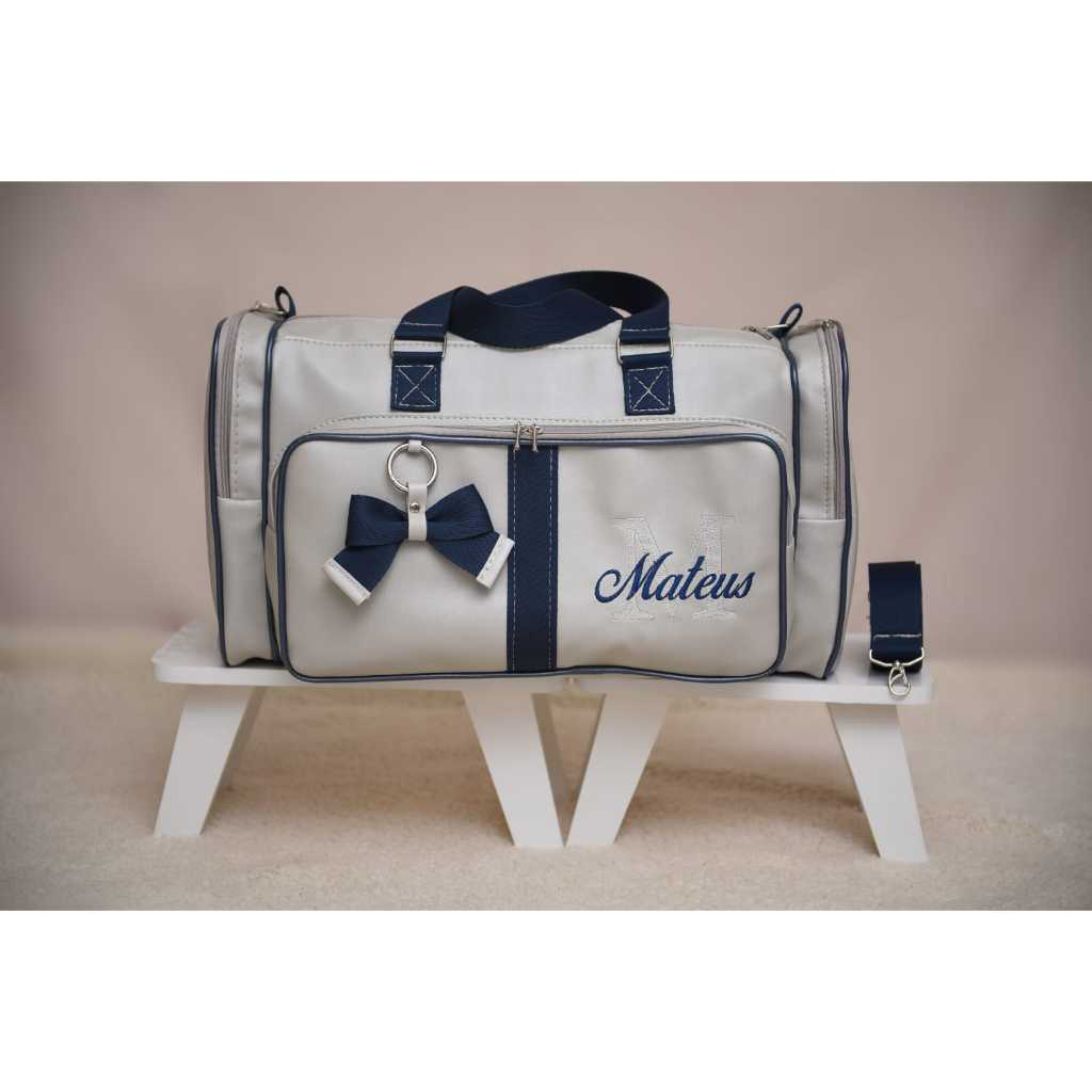 Malão bolsa maternidade personalizado saída para mamãe bebê menino menina térmica impermeável