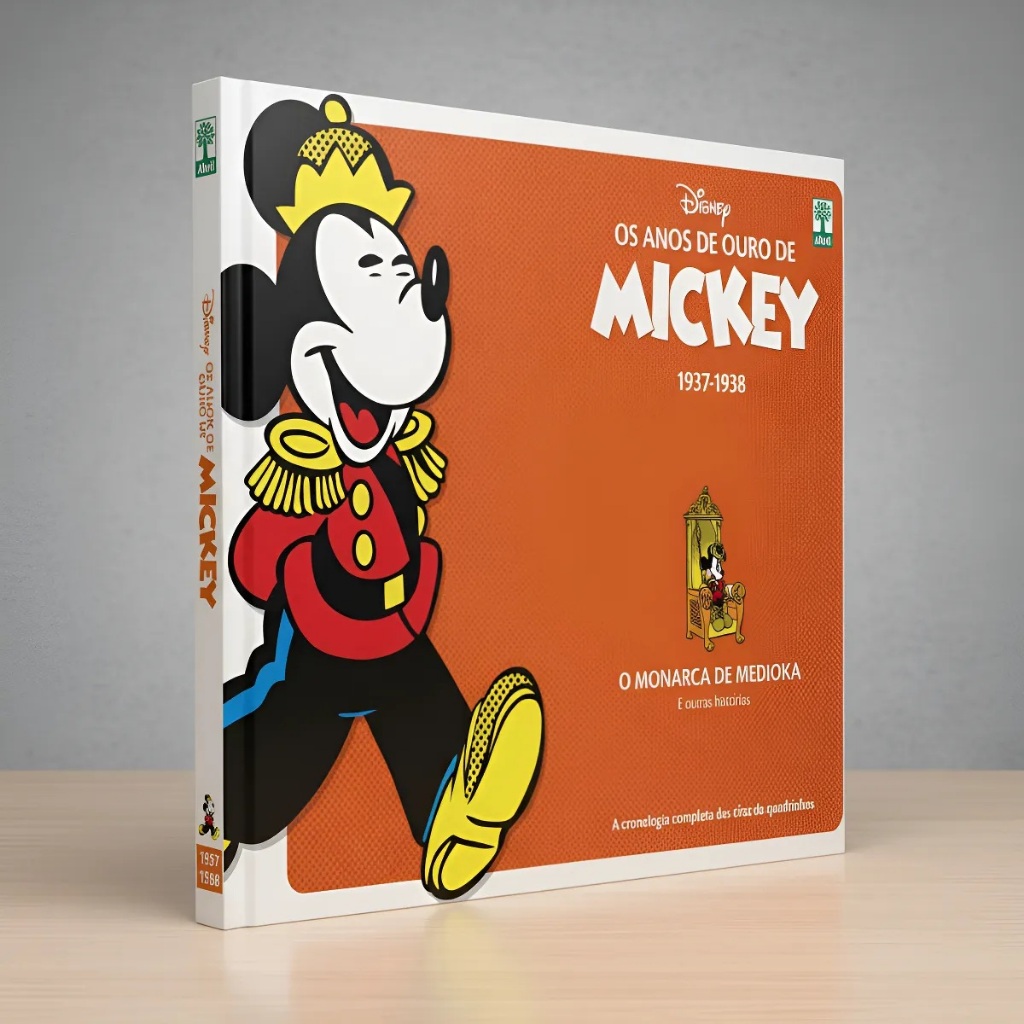 HQ: Os Anos de Ouro de Mickey - O Monarca de Medioka 1937-1938 Walt Disney Ed Colecionador Capa Dura