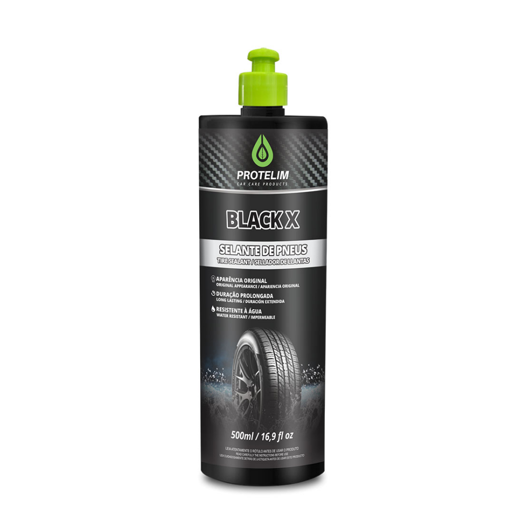 BLACK X – SELANTE PARA PNEUS PROTELIM 500ML