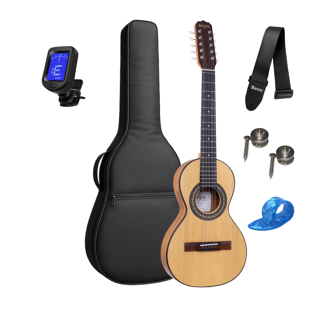 Viola Rozini Ponteio caipira Rv151 Fosca Com Capa, Afinador
