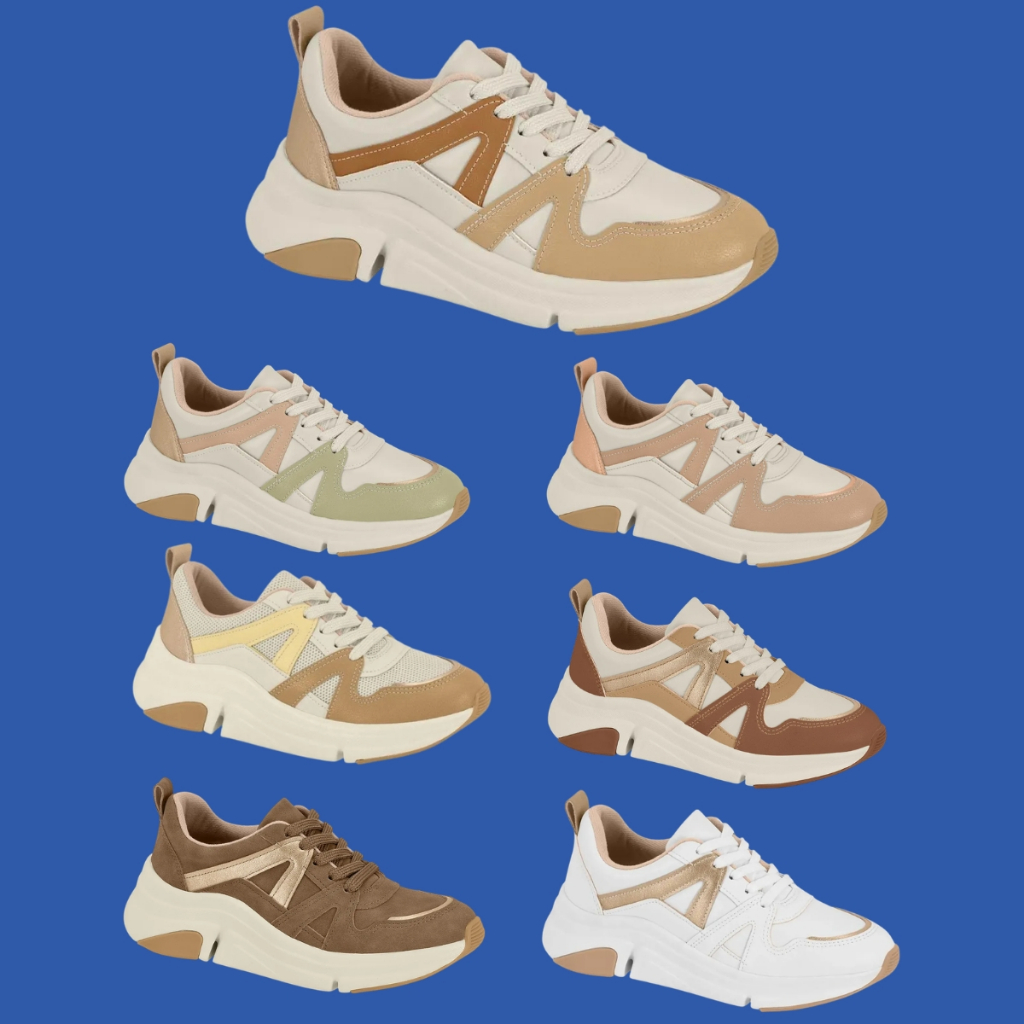 Tênis Modare Casual Feminino Plataforma Ultraconforto 7401.102 em Oferta na Shopee