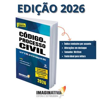 Código de Processo Civil 2026 - 13ª Edição | Atualizado em Oferta na Shopee