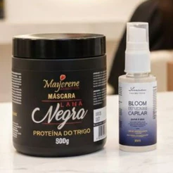 Mascara Lama Matizadora + BB cream Meu Liso Capilar Loccan