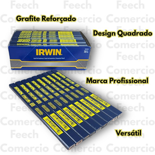 Lapis Com Grafite Reforçado De Madeira Robusta para Pedreiro Carpinteiro Marcineiro Construção Civil em Oferta na Shopee