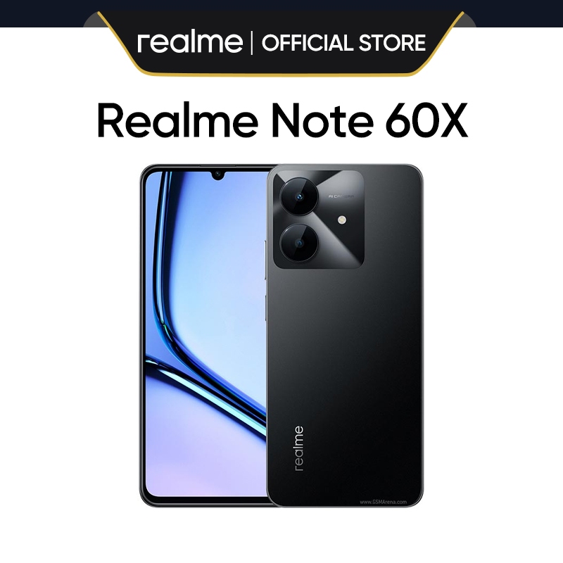 Realme Note 60X 4G celular barato novo 64GB/3GB RAM Android 14 Novo Versão Global original