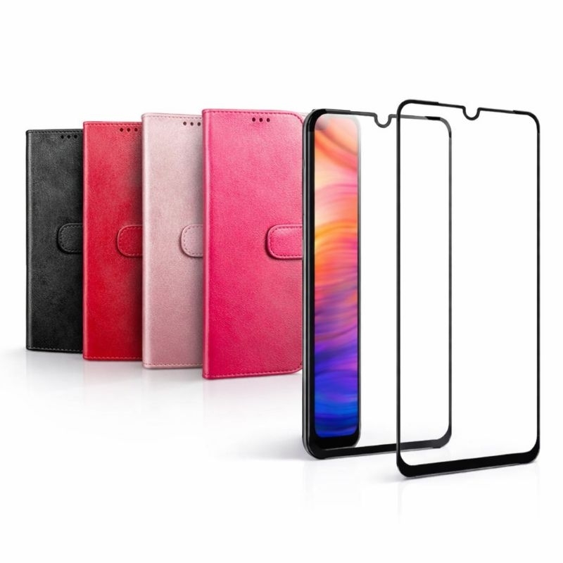 Kit Capa carteira + película 3D Samsung Galaxy M13/ M23 5G/M33 em Oferta na Shopee