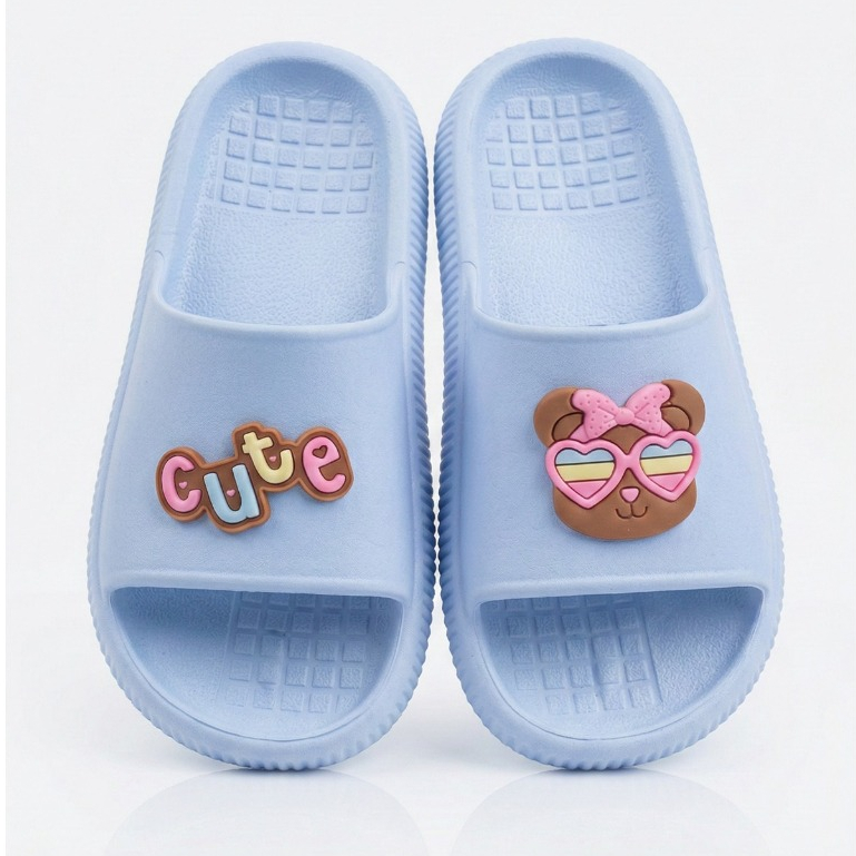 Chinelo Slide Menina do 27/28 ao 39/40 Leve Confortável Dia a dia Passeio Escola casual Ursinha Cute em Oferta na Shopee