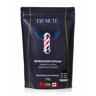 Refil 100g Cobertura capilar lafaiete em Oferta na Shopee