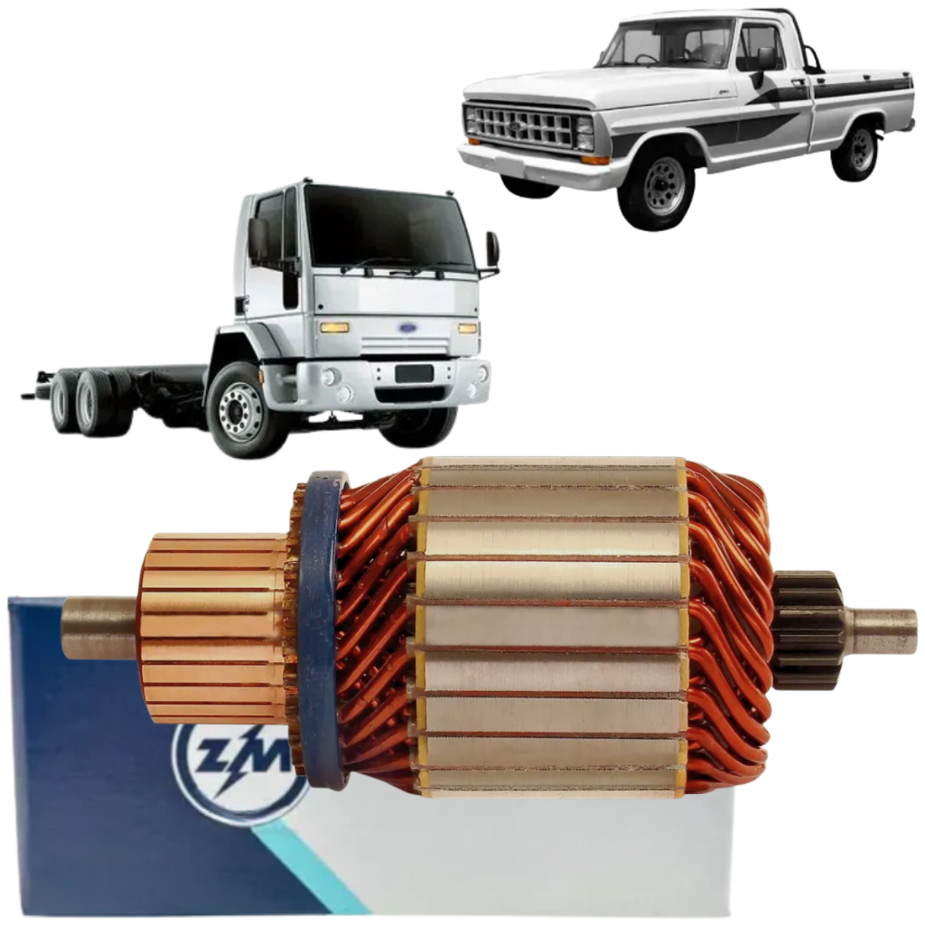 Induzido para Motor de Partida Para Chevrolet S10 Ford F1000 Cargo Agrale 7500 Com Motor Maxion