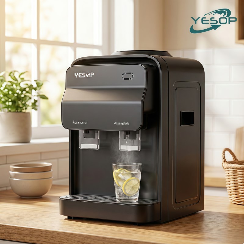 YESOP Bebedouro De Água De Mesa Bivolt 127V-220V Gelada E Natural Para Galão 10L/20L Preto em Oferta na Shopee